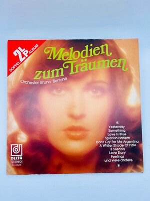 Orchester Bruno Bertone - Melodien Zum Träumen 2LP FOC (VG/VG) .