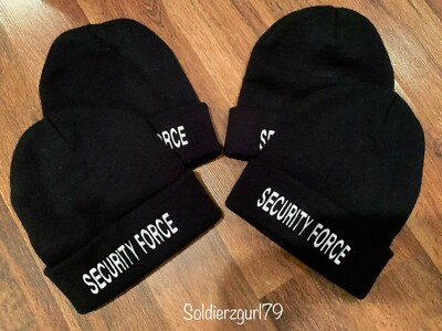 Premier Emblem Watch Caps Security Force @ Soldierzgurl Dezignz