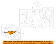 Mazda Oem 10-13 3 Seats Tracks Front Seat Components-seat Cushion Htr Bdy188121