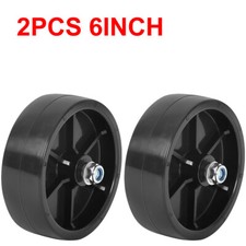 2x Boat Trailer Jack Caster 6" Tongue Wheels 1/2 Inch Axle 1200lbs Load Capacity