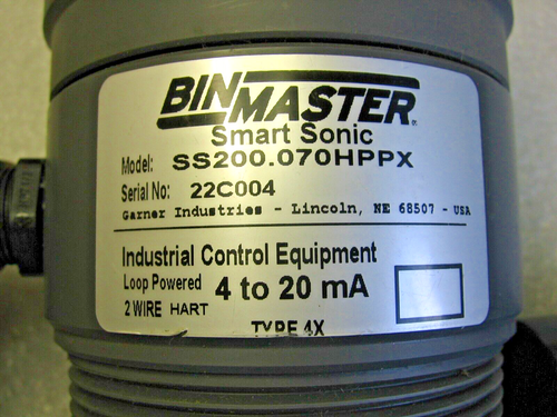 BinMaster Smart Sonic SS200.070HPPX Tank Material Level Ultrasonic Sensor - Picture 4 of 7