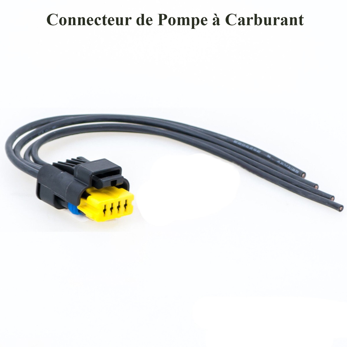 Connecteur Pompe à Carburant ECSiNG - 4 Broches, 15cm, Compatible Citroën/Peugeot/Renault