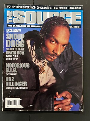 Source Magazine April 1998 Snoop Dogg Notorious B.I.G. Daz Dillinger Goodie Mobb