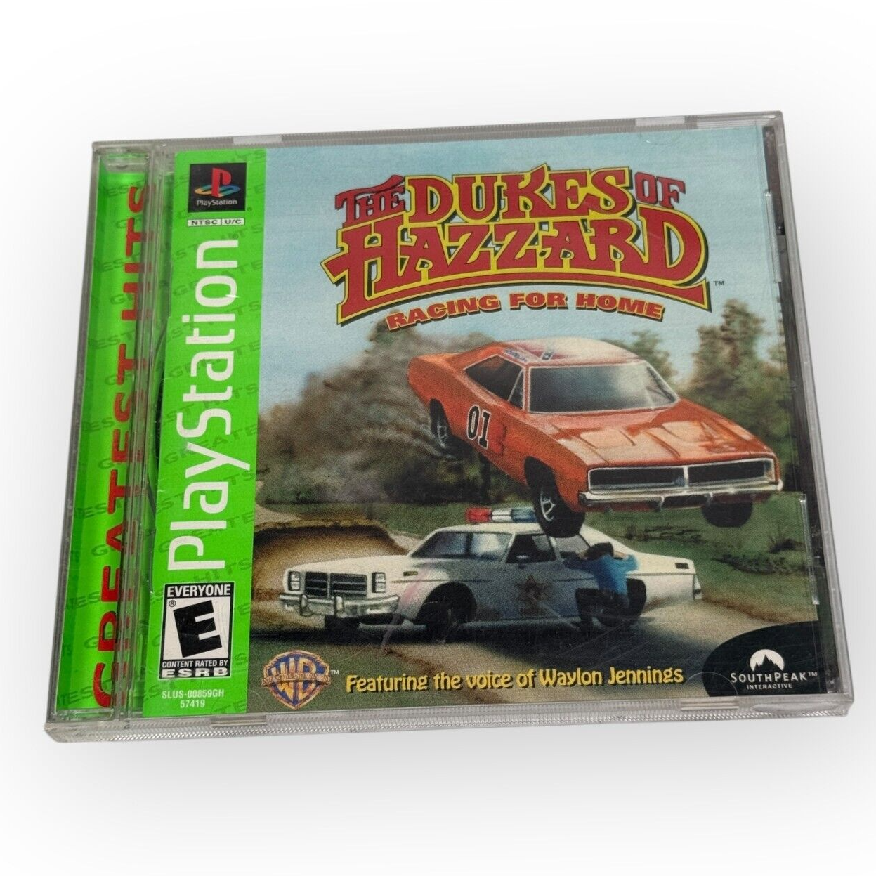 The Dukes of Hazzard Racing for Home PS1 Complete Greatest Hits Edition