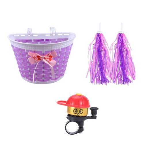 4 Pcs Bike Accessories for Kids Girls Basket Handlebar Bell eBay