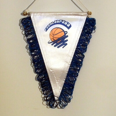 Montakit Fuenlabrada Match Worn Wimpel, 15 x 20 cm, ACB Basketball / Baloncesto