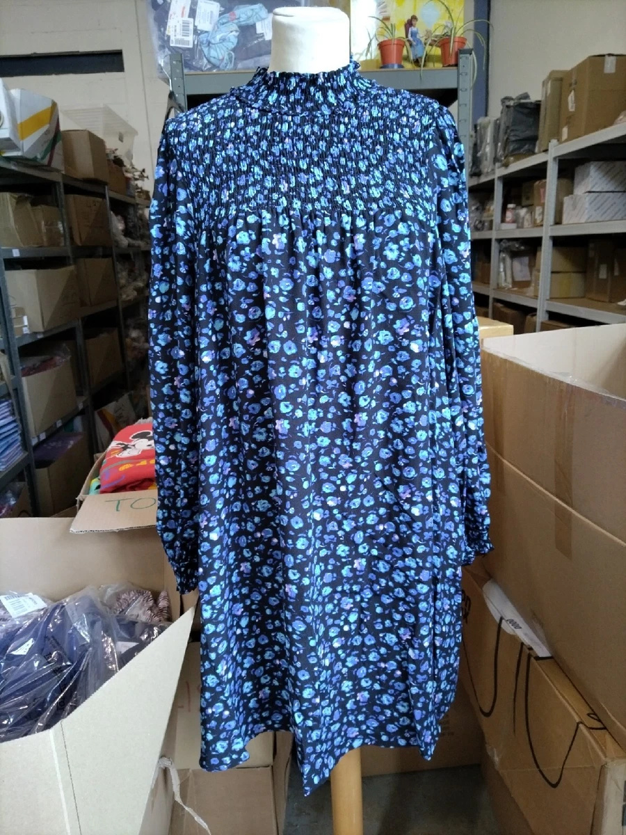 Floral trapeze clearance dress