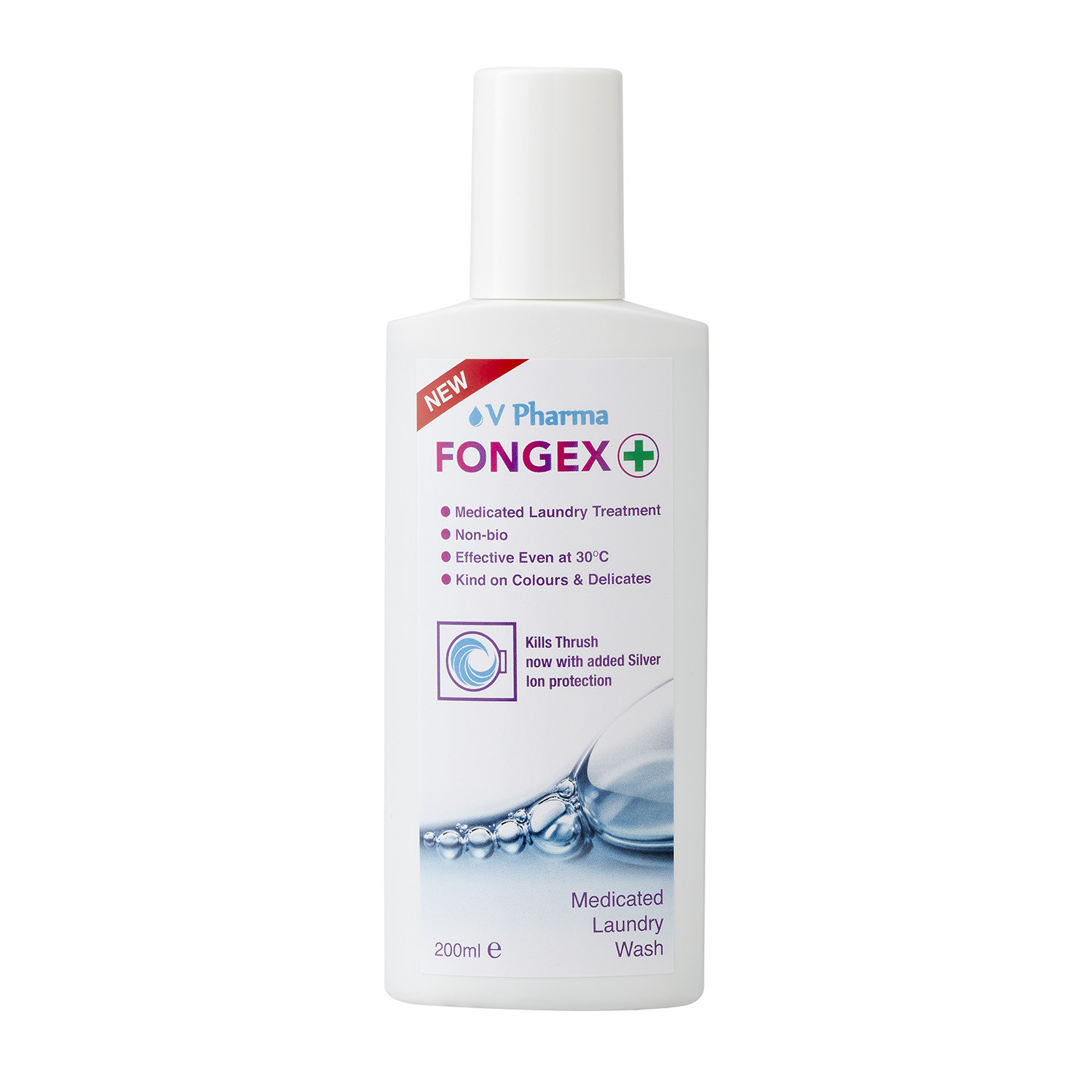 1 FONGEX Laundry Treatment + Silver Ions 200ml for THRUSH Candida