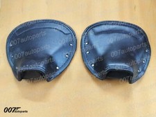 Front & Rear Saddle Seat Cover Set Black Lambretta Li Series 1 2 3 Scooters