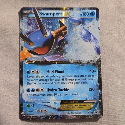 Pokémon TCG Swampert EX XY55 Ultra Rare Foil Water Type Basic 180 HP Card