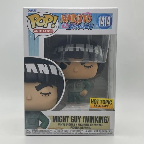 Funko Pop! Naruto Shippuden Might Guy #1414 Hot Topic Vinyl Figure