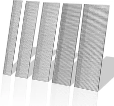 18 Gauge Brad Nails, 1500PCS Galvanized Nail Gun Nails for Pneumatic,...