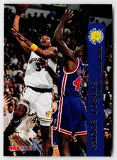 1995-96 Hoops #55 Carlos Rogers (w/ Armen Gilliam)