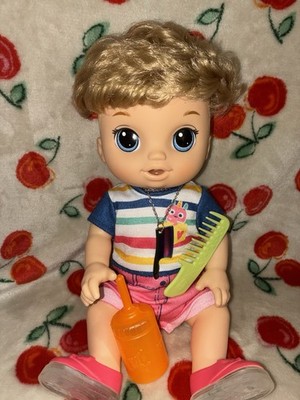 Baby Alive Step N Giggle 2018 Blonde Boy Doll (Jewelry Not Included)