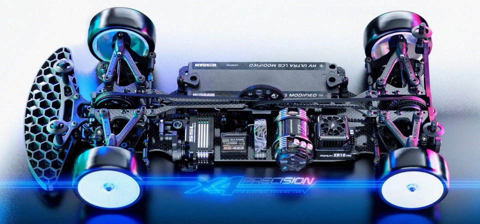 XRAY X4'26 CARBONO - KIT COCHE DE TURISMO ELÉCTRICO 1/10 Foto 3 de 4