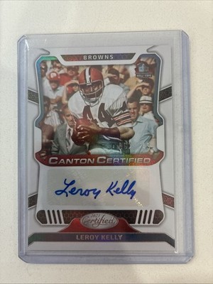 LEROY KELLY 2023 CERTIFIED FOOTBALL CANTON CERTIFIED AUTO /149 BROWNS