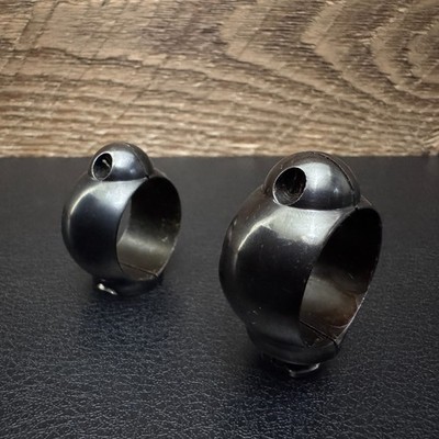 BUEHLER Split Scope Rings, Medium  1'' Code 7 - Gloss Blue - Vintage USA