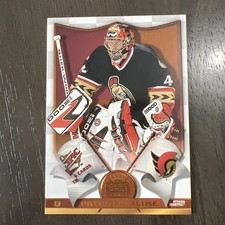PATRICK LALIME 2002-03 CROWN ROYALE, COATS OF ARMOR #8, OTTAWA SENATORS