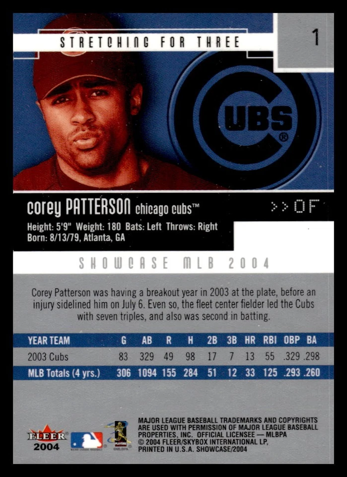 2004 Fleer Showcase Baseball Pick Your Card - Image 2 of 2