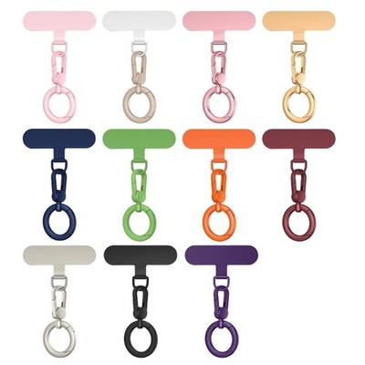 360 Degree Rotating Mobile Strap Removable Zinc Alloy Clip Phone Key Accessories