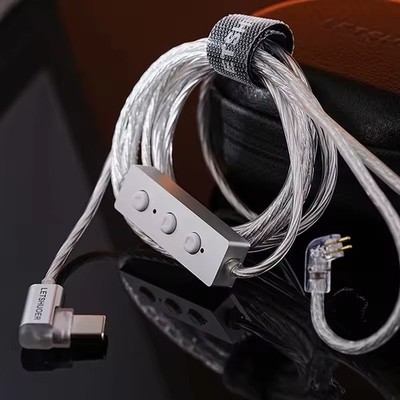 LETSHUOER LC01 Type-c Earphone Cable Upgrade Cable Silver-Plated Copper