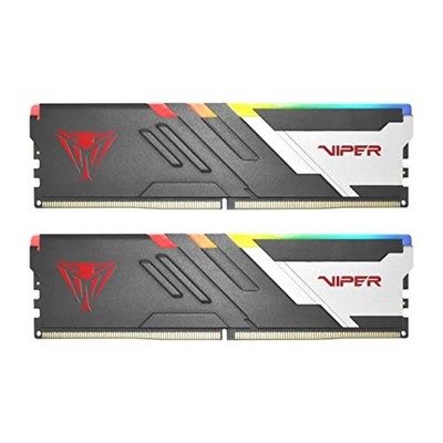 PATRIOT RGB DDR5 RAM 32GB (2X16GB) 6000MHZ CL36 1.35V, 9DE00297-PVVR532G600C36K
