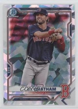 2021 Bowman Chrome Prospects Atomic Refractor CJ Chatham #BCP-113 0n8c