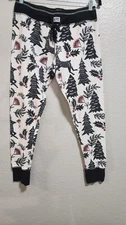 PJ Legging LAZY ONE PJ Pajama Bottoms  One Silent Night Motif Sz M
