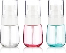 3pack Small Spray Bottle, 1oz Mini Spray Bottles, Empty Travel Spray Bottle, Fin