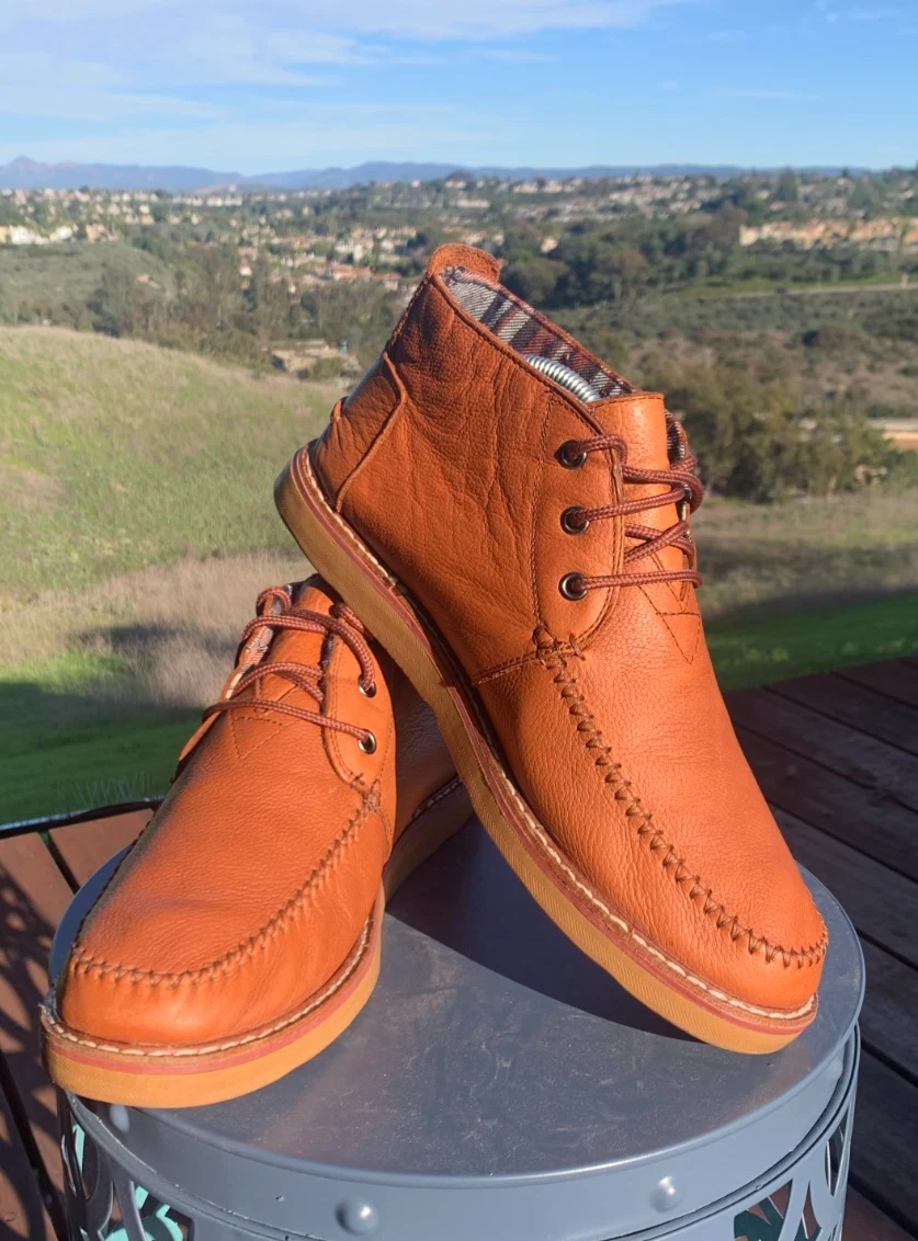 Toms Brown Leather Men display picture 3
