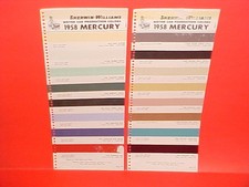 1958 Mercury Monterey Parklane Convertible Montclair T.cruiser Paint Chips Sw