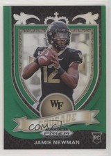 2021 Panini Prizm Draft Picks Crusade Green Prizm Jamie Newman #174 07e0
