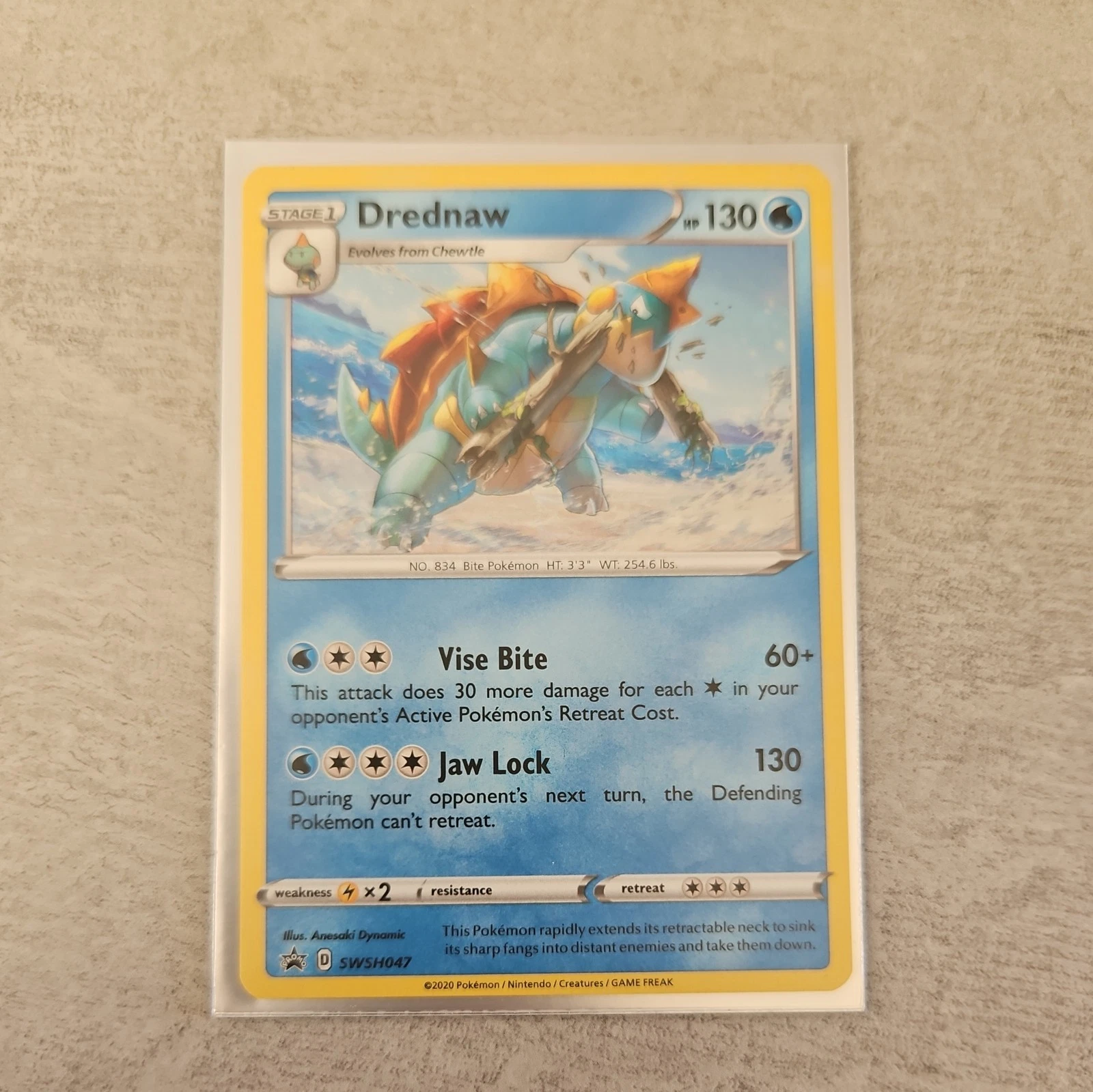 Pokemon - Drednaw - SWSH047 - Sword & Shield Promo - Holo NM