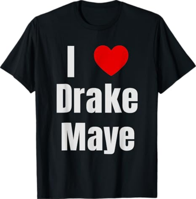 #ad I Love Drake Maye QB Football Fan T Shirt $16.99