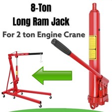 Hydraulik Zylinder mit Doppel Hub Pumpe Teleskopzylinder 8t 8000Kg 640mm-1140mm