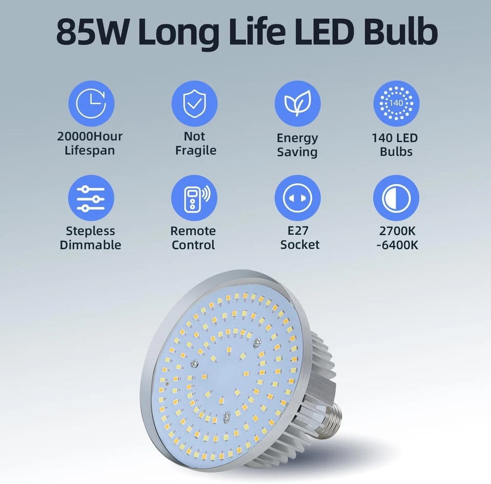 Kit de iluminación Skytex Softbox equipo de luces de estudio fotográfico para grabación de disparos Foto 3 de 4