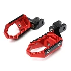 Red Front Foot Pegs TOUR 25mm Adjustable For BMW F800S 05 06 07 08 09