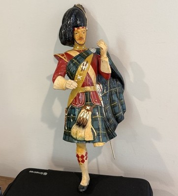 Vintage Dewar s Scotch Highlander Advertising Figure Statue Parts Repair