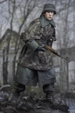 1/16 Resin Figure Model Kit WWII US Grenadier Soldier Unassembled Unpainted