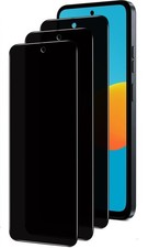 3 Pack Privacy Tempered Glass Screen for Motorola Moto G Power 5G 2024 Anti-Spy