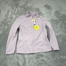 Andrew Marc Lavender Full-Zip Ribbed Jacket S Womens Polyester Blend NWT 6606