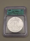 1987 $1 American Silver Eagle ICG MS69