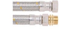 LPG NL S.S BRAIDED GAS HOSE 19mm 3/4'' BSP FC x 3/4'' BSP MU 19HSU0900 900mm