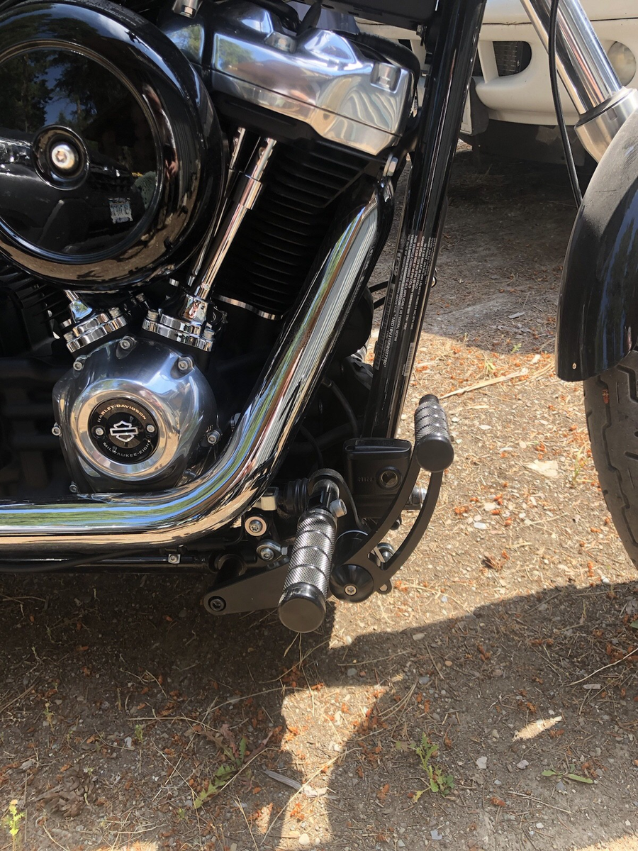 HDBUBALUS Poignées Guidon Moto CNC 2,5 Cm Pour Harley Touring Dyna Softail Sportster
