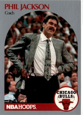 1990-91 NBA Hoops - Phil Jackson #308