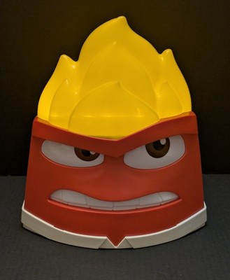 Disney Pixar Inside Out 2 Anger Emotion Fire Light Up Popcorn Bucket