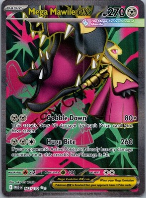 Mega Mawile ex 162/132 Me01: Mega Evolution Holo