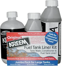 Kreem Products Fuel Tank Liner and Tank Prep Combo Paks for 5 Gallon Tanks #1215