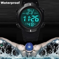 Digital Sports Watch Military Tactical LED Backlight Wristwatch Men