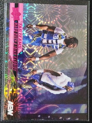 2025 Upper Deck AEW #85 Private Party Marq Quen Kassidy Pink Pyro Parallel /79